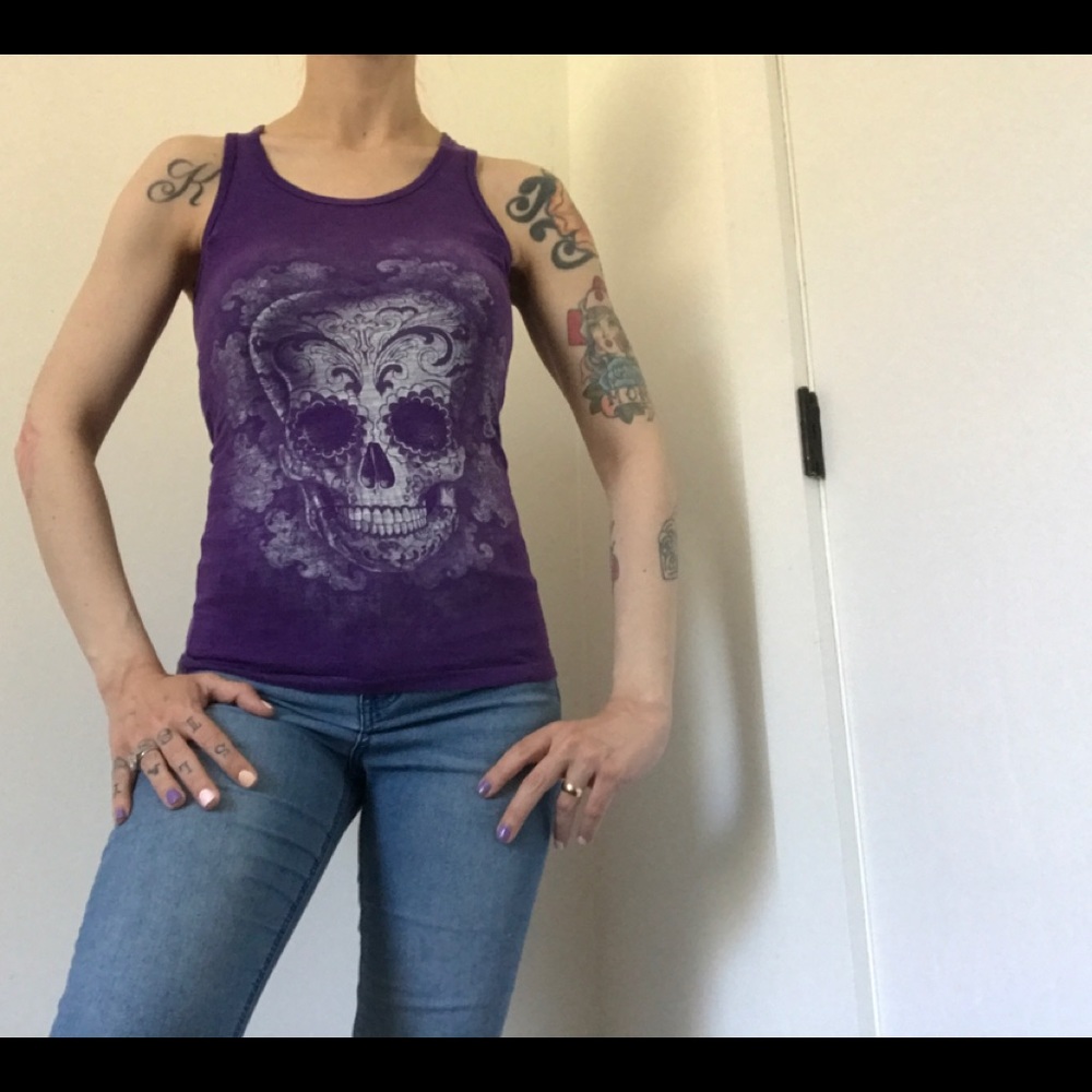 Day of the Dead Racerback Tank Top